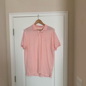 Men’s Thomas Pink Pink Polo Size Large